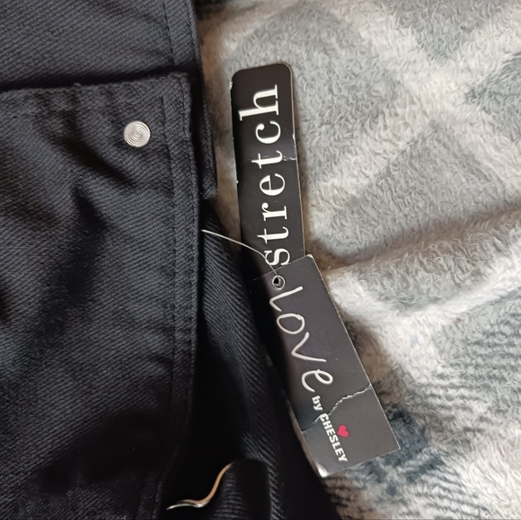 Styled! Black Stretch Denim Overalls & Latino Heritage Shirt, sz Medium & Small - Picture 12 of 16